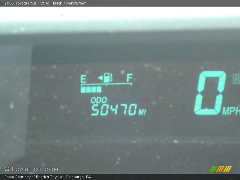 Black / Ivory/Brown 2005 Toyota Prius Hybrid