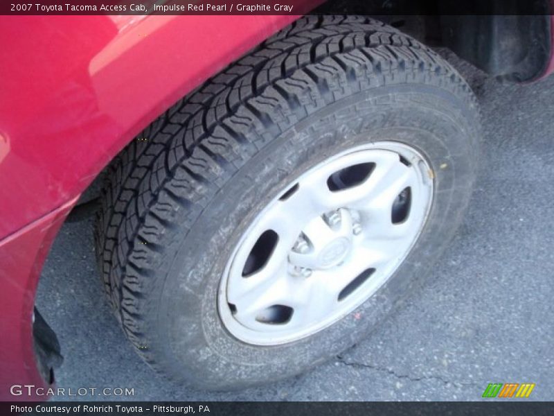 Impulse Red Pearl / Graphite Gray 2007 Toyota Tacoma Access Cab