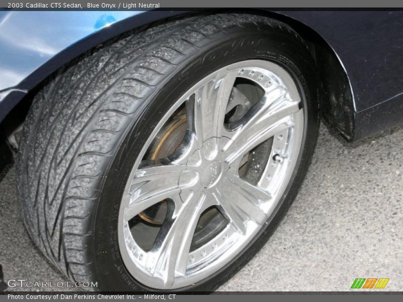 Blue Onyx / Light Neutral 2003 Cadillac CTS Sedan