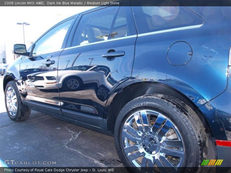 Dark Ink Blue Metallic / Medium Light Stone 2008 Lincoln MKX AWD