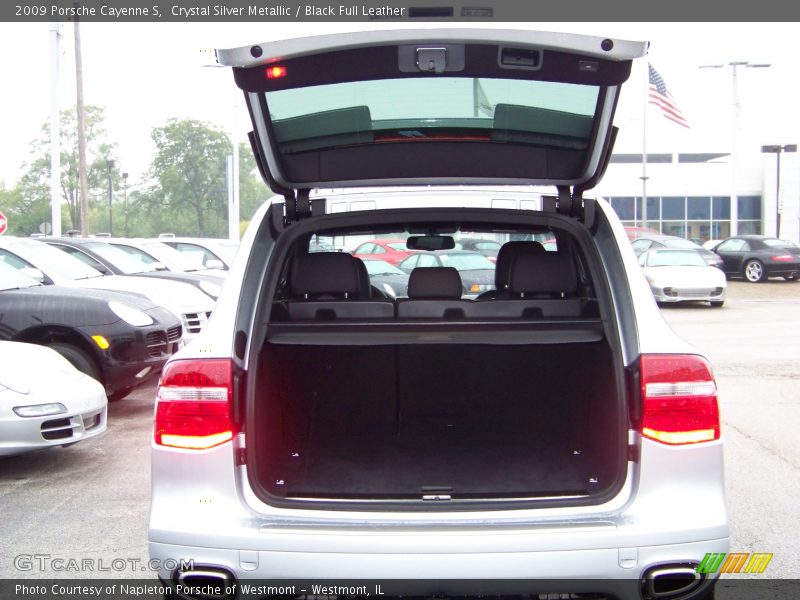 Crystal Silver Metallic / Black Full Leather 2009 Porsche Cayenne S