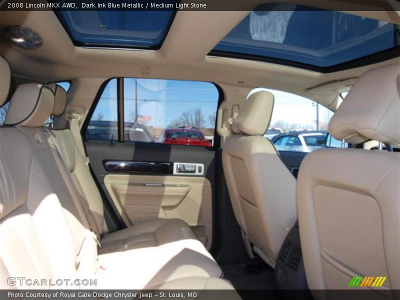 Dark Ink Blue Metallic / Medium Light Stone 2008 Lincoln MKX AWD