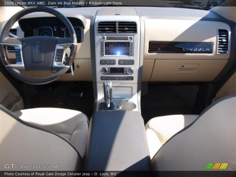 Dark Ink Blue Metallic / Medium Light Stone 2008 Lincoln MKX AWD