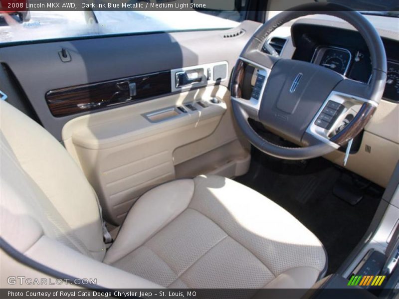Dark Ink Blue Metallic / Medium Light Stone 2008 Lincoln MKX AWD