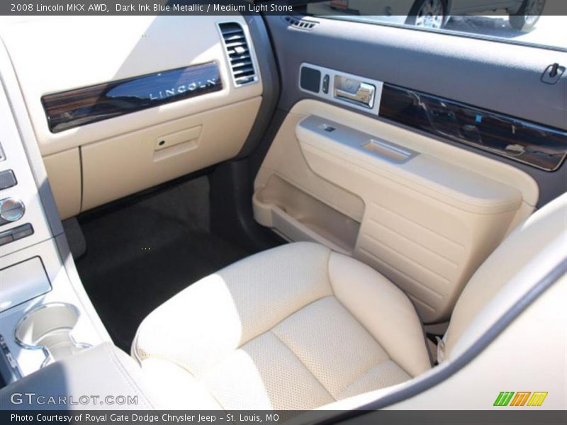 Dark Ink Blue Metallic / Medium Light Stone 2008 Lincoln MKX AWD
