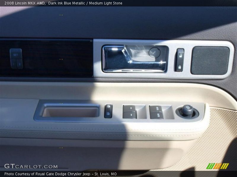 Dark Ink Blue Metallic / Medium Light Stone 2008 Lincoln MKX AWD