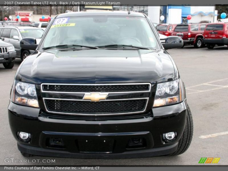 Black / Dark Titanium/Light Titanium 2007 Chevrolet Tahoe LTZ 4x4