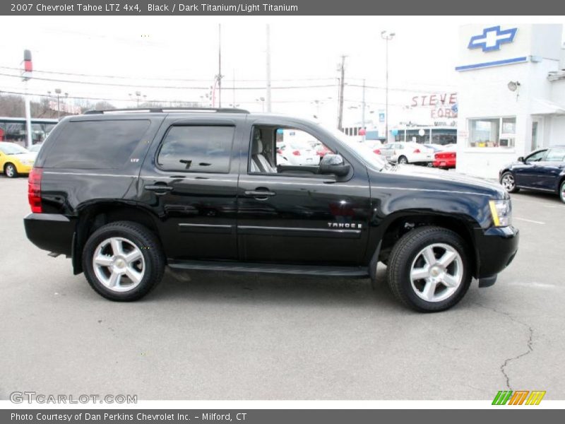 Black / Dark Titanium/Light Titanium 2007 Chevrolet Tahoe LTZ 4x4