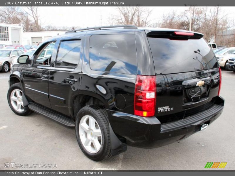 Black / Dark Titanium/Light Titanium 2007 Chevrolet Tahoe LTZ 4x4