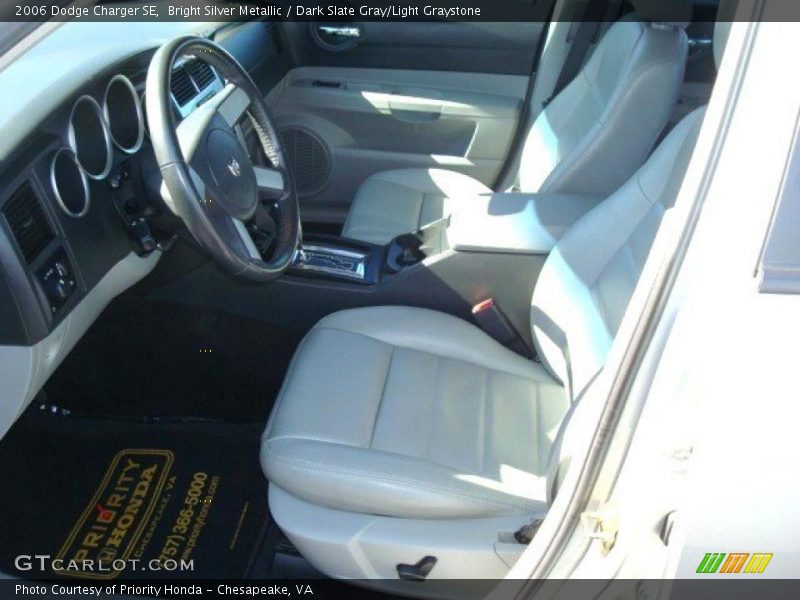 Bright Silver Metallic / Dark Slate Gray/Light Graystone 2006 Dodge Charger SE