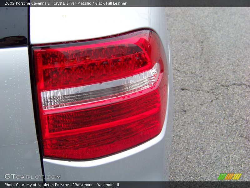 Crystal Silver Metallic / Black Full Leather 2009 Porsche Cayenne S