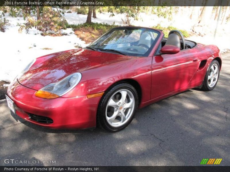 Orient Red Metallic / Graphite Grey 2001 Porsche Boxster