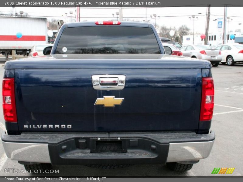 Imperial Blue Metallic / Dark Titanium 2009 Chevrolet Silverado 1500 Regular Cab 4x4