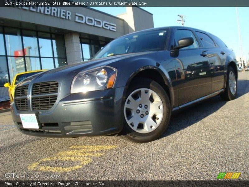 Steel Blue Metallic / Dark Slate Gray/Light Slate Gray 2007 Dodge Magnum SE