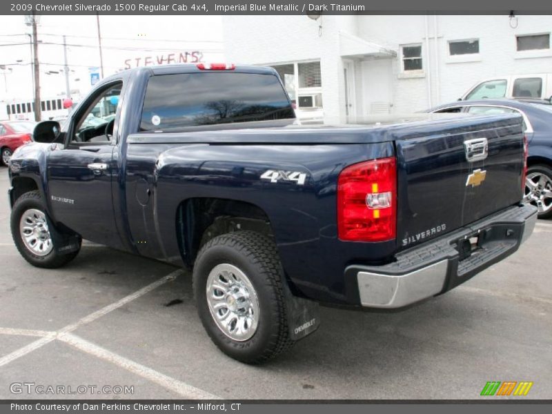 Imperial Blue Metallic / Dark Titanium 2009 Chevrolet Silverado 1500 Regular Cab 4x4