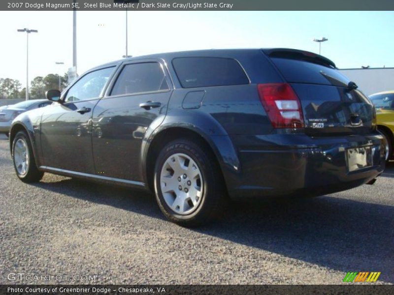 Steel Blue Metallic / Dark Slate Gray/Light Slate Gray 2007 Dodge Magnum SE