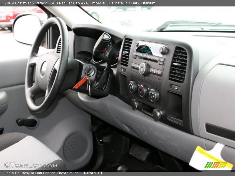 Imperial Blue Metallic / Dark Titanium 2009 Chevrolet Silverado 1500 Regular Cab 4x4