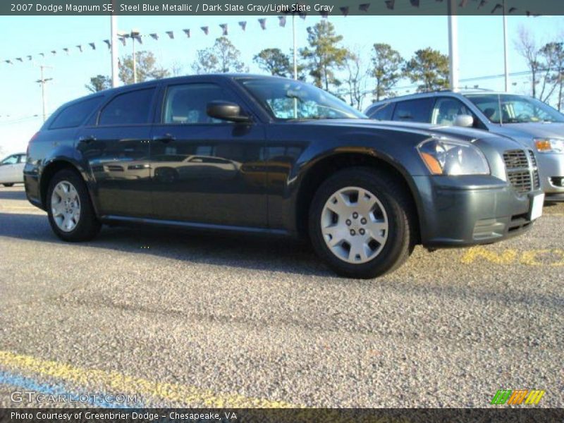 Steel Blue Metallic / Dark Slate Gray/Light Slate Gray 2007 Dodge Magnum SE