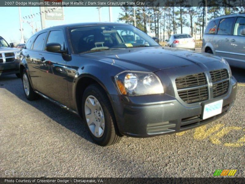 Steel Blue Metallic / Dark Slate Gray/Light Slate Gray 2007 Dodge Magnum SE