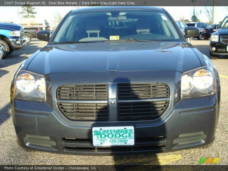 Steel Blue Metallic / Dark Slate Gray/Light Slate Gray 2007 Dodge Magnum SE