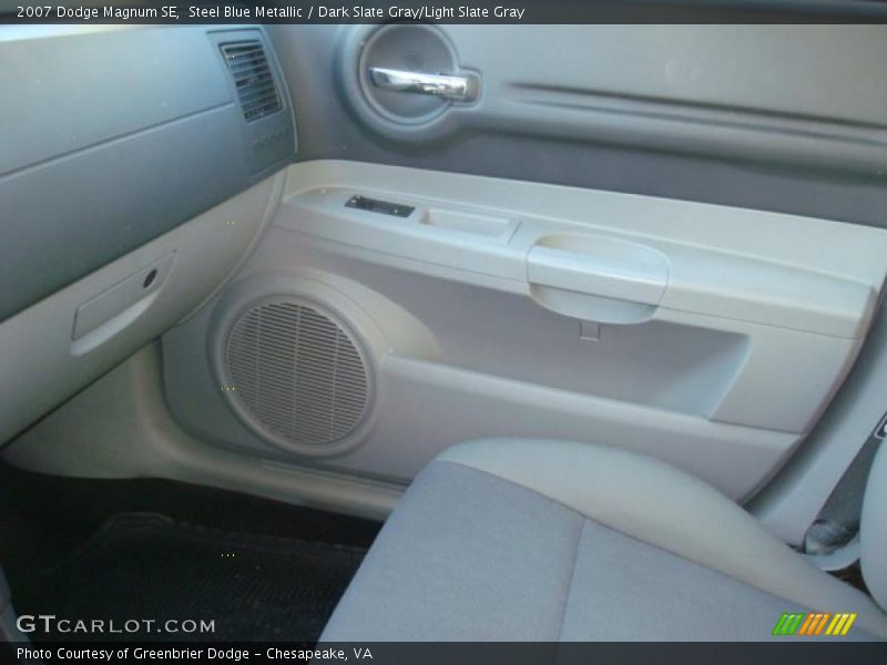 Steel Blue Metallic / Dark Slate Gray/Light Slate Gray 2007 Dodge Magnum SE