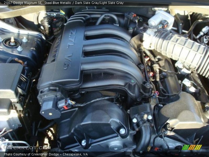 Steel Blue Metallic / Dark Slate Gray/Light Slate Gray 2007 Dodge Magnum SE