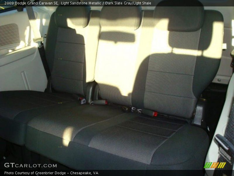 Light Sandstone Metallic / Dark Slate Gray/Light Shale 2009 Dodge Grand Caravan SE