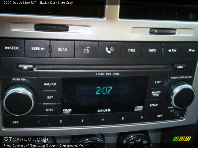 Black / Dark Slate Gray 2007 Dodge Nitro R/T