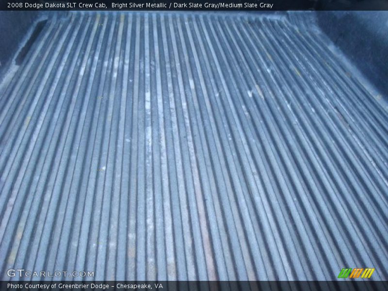 Bright Silver Metallic / Dark Slate Gray/Medium Slate Gray 2008 Dodge Dakota SLT Crew Cab