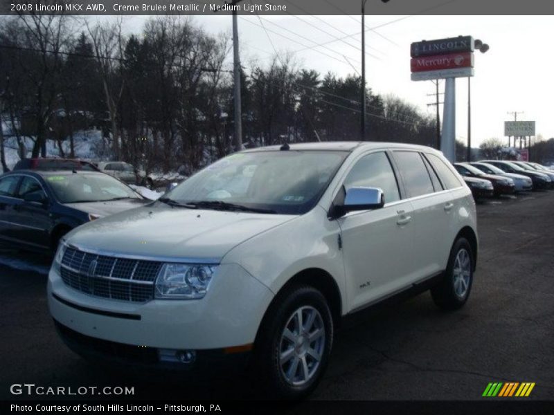 Creme Brulee Metallic / Medium Light Stone 2008 Lincoln MKX AWD