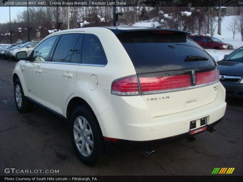 Creme Brulee Metallic / Medium Light Stone 2008 Lincoln MKX AWD