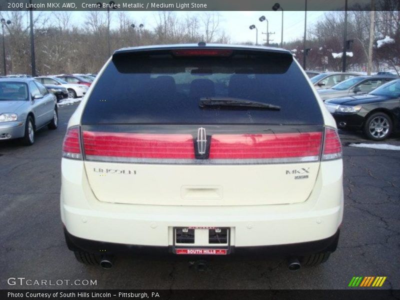 Creme Brulee Metallic / Medium Light Stone 2008 Lincoln MKX AWD