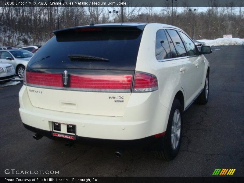 Creme Brulee Metallic / Medium Light Stone 2008 Lincoln MKX AWD