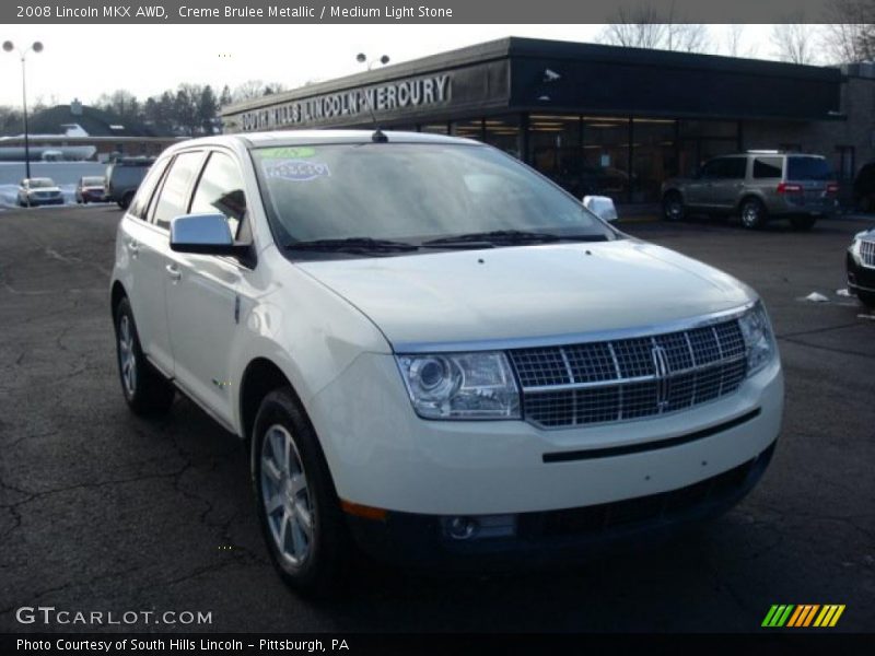 Creme Brulee Metallic / Medium Light Stone 2008 Lincoln MKX AWD