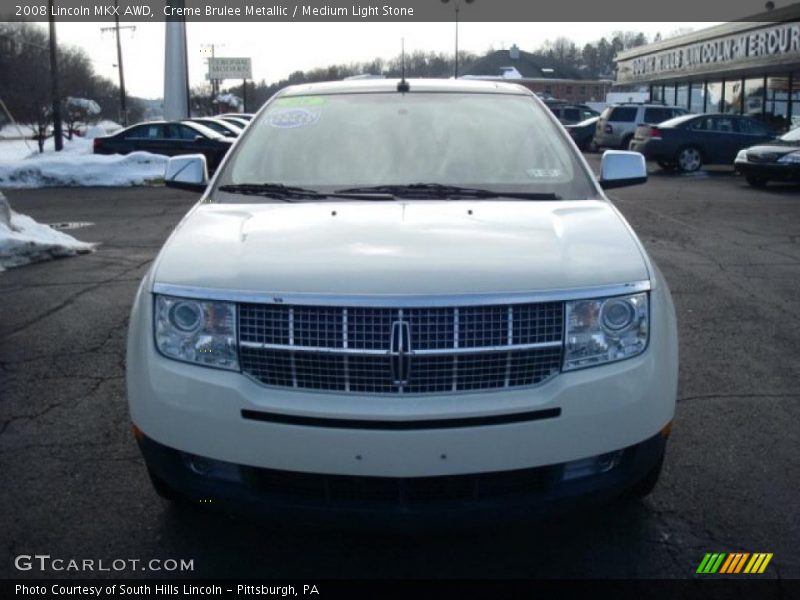 Creme Brulee Metallic / Medium Light Stone 2008 Lincoln MKX AWD