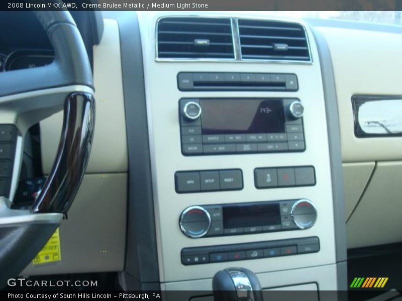 Creme Brulee Metallic / Medium Light Stone 2008 Lincoln MKX AWD