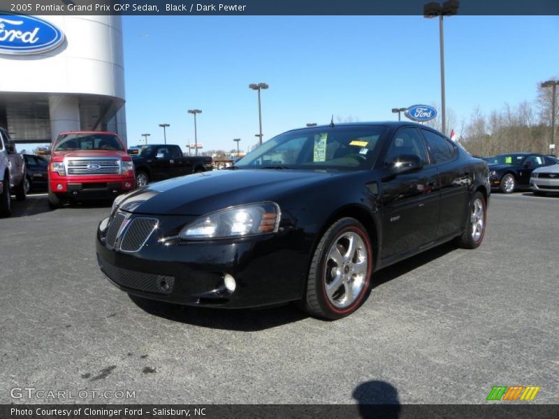 Black / Dark Pewter 2005 Pontiac Grand Prix GXP Sedan