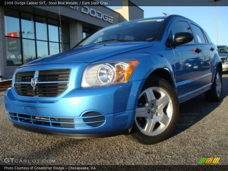 Steel Blue Metallic / Dark Slate Gray 2008 Dodge Caliber SXT