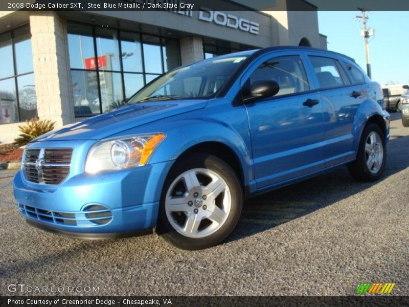 Steel Blue Metallic / Dark Slate Gray 2008 Dodge Caliber SXT