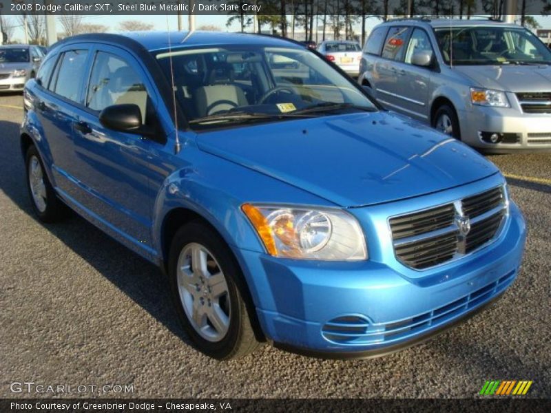 Steel Blue Metallic / Dark Slate Gray 2008 Dodge Caliber SXT