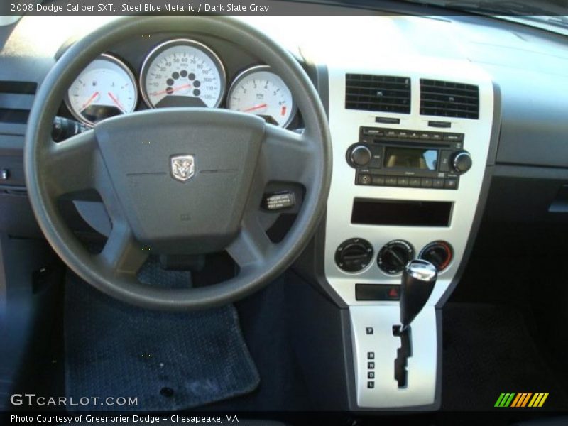 Steel Blue Metallic / Dark Slate Gray 2008 Dodge Caliber SXT