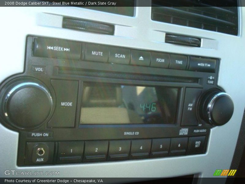 Steel Blue Metallic / Dark Slate Gray 2008 Dodge Caliber SXT