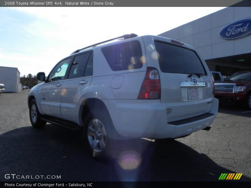 Natural White / Stone Gray 2008 Toyota 4Runner SR5 4x4