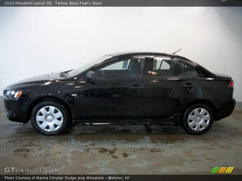 Tarmac Black Pearl / Black 2010 Mitsubishi Lancer DE