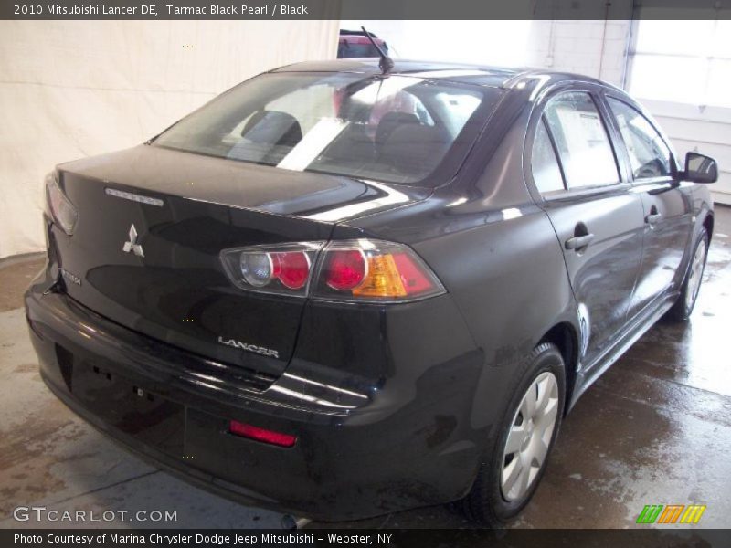 Tarmac Black Pearl / Black 2010 Mitsubishi Lancer DE