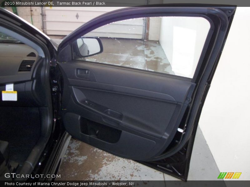 Tarmac Black Pearl / Black 2010 Mitsubishi Lancer DE