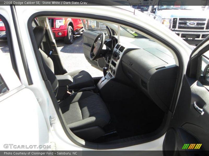 Stone White / Dark Slate Gray 2008 Dodge Caliber SE
