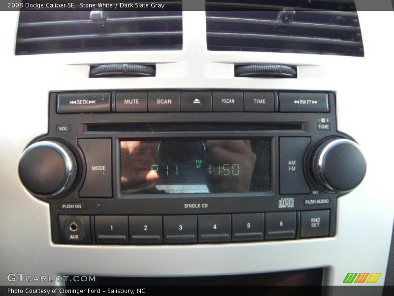 Stone White / Dark Slate Gray 2008 Dodge Caliber SE