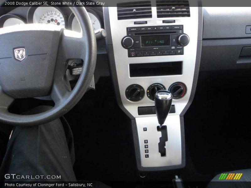 Stone White / Dark Slate Gray 2008 Dodge Caliber SE
