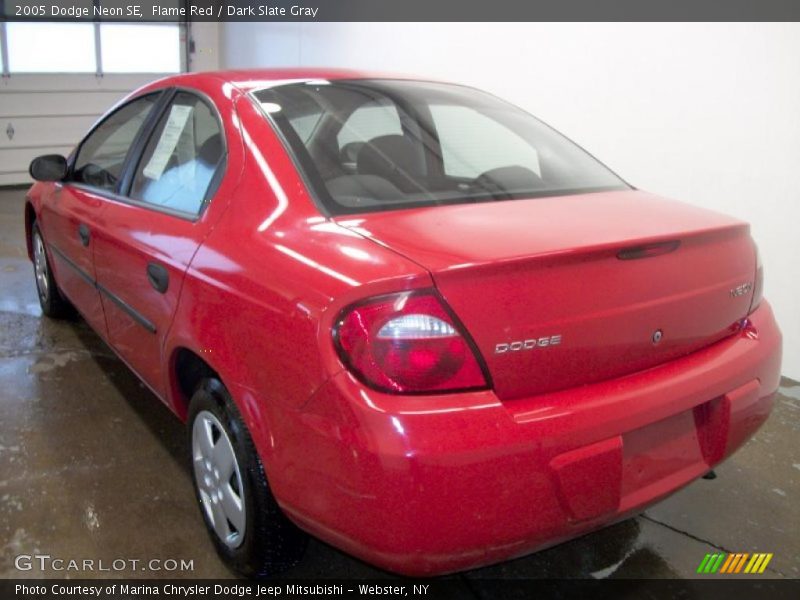 Flame Red / Dark Slate Gray 2005 Dodge Neon SE